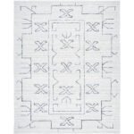 Deann Modern Light Slate Area Rug