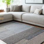 Quantisha Rustic Dark Grey Area Rug
