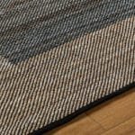 Quantisha Rustic Dark Grey Area Rug - Image 8