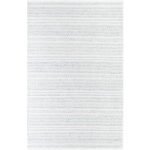 Precious Solid and Border Cream/Black Area Rug - Image 2