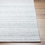 Precious Solid and Border Cream/Black Area Rug - Image 5