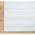 Precious Solid and Border Cream/Black Area Rug - Image 7