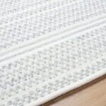 Precious Solid and Border Cream/Black Area Rug - Image 3