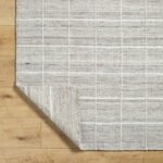 Ishaq Solid and Border Ivory/Tan Area Rug - Image 6