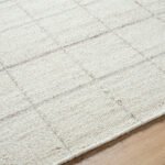 Ishaq Solid and Border Ivory Area Rug - Image 3