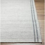 Janmichael Solid and Border Gray/Ivory Area Rug - Image 4