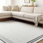 Janmichael Cottage Light Silver/Black Area Rug
