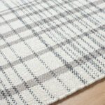 Ishaq Solid and Border Light Silver Area Rug - Image 2