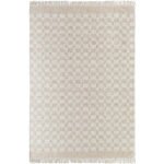Clinten Solid and Border Tan Area Rug - Image 2