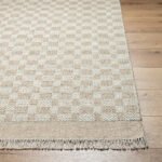 Clinten Solid and Border Tan Area Rug - Image 4