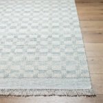 Clinten Solid and Border Light Slate Area Rug - Image 4