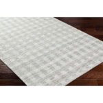 Jamaris Solid and Border Medium Brown Area Rug - Image 5