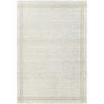 Janmichael Solid and Border Ivory Area Rug - Image 2
