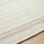 Janmichael Solid and Border Ivory Area Rug - Image 3