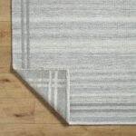 Janmichael Solid and Border Gray Area Rug - Image 7