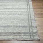 Janmichael Solid and Border Gray Area Rug - Image 4