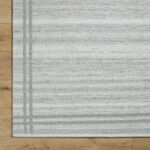 Janmichael Solid and Border Gray Area Rug - Image 6
