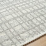 Ishaq Solid and Border Light Grey Area Rug - Image 3