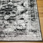 Hubert Traditional Black Area Rug - Image 5
