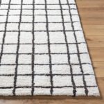 Alorton Modern White/Black Area Rug - Image 3