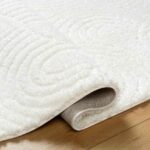 Shaquitta Modern Light Beige/Ivory Area Rug - Image 4