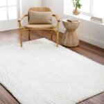 Shaquitta Modern Light Beige/Ivory Area Rug