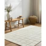 Leshawn Modern Light Silver Area Rug - Image 2