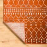 Olburgen Global Burnt Orange Area Rug - Image 4