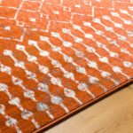 Olburgen Global Burnt Orange Area Rug - Image 2