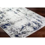 Ommeren Modern Dark Blue Area Rug - Image 3