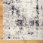 Ommeren Modern Dark Blue Area Rug - Image 4
