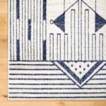 Neerijnen Modern Dark Blue Area Rug - Image 5