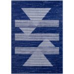 Plasmolen Modern Dark Blue Area Rug - Image 3