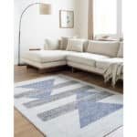 Plasmolen Modern Light Gray Area Rug - Image 2