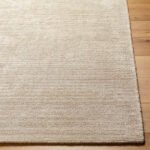 Jett Solid and Border Light Brown Area Rug - Image 5