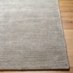 Jett Solid and Border Medium Gray Area Rug - Image 4