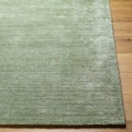 Jett Solid and Border Moss Area Rug - Image 5