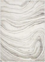 Morad Modern Light Gray Area Rug - Image 5