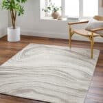 Morad Modern Light Gray Area Rug