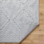 Arno Modern Light Gray Area Rug - Image 3