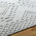 Arno Modern Light Gray Area Rug - Image 4