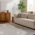 Mrk Modern Metallic - Silver Area Rug