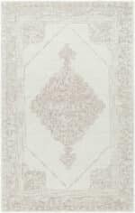 Katheryn Traditional Light Silver Area Rug - Image 2