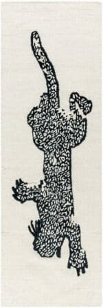 Santania Modern Black/Cream Area Rug - Image 8