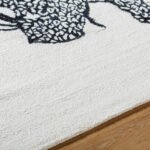 Santania Modern Black/Cream Area Rug - Image 5