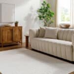 Shardee Modern Light Silver Area Rug