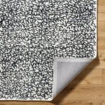 Meriah Modern Black/Cream Area Rug - Image 4