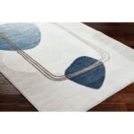 Joselin Traditional Dark Blue/Denim Area Rug - Image 3