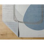 Joselin Traditional Dark Blue/Denim Area Rug - Image 4