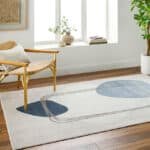 Joselin Traditional Dark Blue/Denim Area Rug